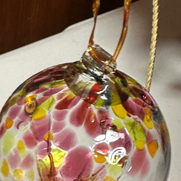 Tree of Gratitude Art Glass Ornament with Stand - Picture 3 of 15